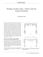 Thiết kế đài cọc bê tông cốt thép theo mô hình giàn ảo