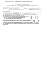 ECU, Master of Science in Health Informatics and Information Management