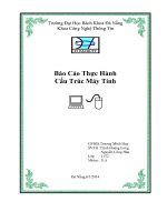 Báo cáo Thực hành cấu trúc máy tính