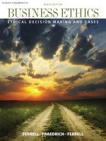 Business ethics ethical decision making and case 9e