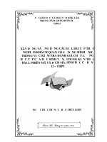 Xây dựng và ứng dụng ngân hàng câu hỏi, bài tập trắc nghiệm khách quan có sử dụng hình ảnh trong việc kiểm tra đánh giá chất lượng học tập của học sinh về nội dung kiến thức bài 2. “Phiên mã và dịch mã”, Sinh học cơ bản 12  THPT
