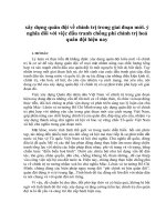 TÀI LIỆU THAM KHẢO   xây DỰNG QUÂN đội về CHÍNH TRỊ TRONG GIAI đoạn mới   ý NGHĨA đối với VIỆC đấu TRANH CHỐNG PHI CHÍNH TRỊ HOÁ QUÂN đội HIỆN NAY