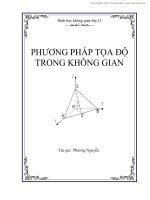 Phương pháp gắn tọa độ không giản giải HHKG 