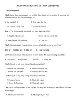 ĐỀ CƯƠNG ôn tập học kỳ 1 môn GDCD lớp 11