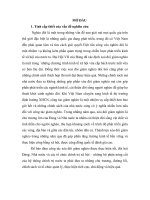 tiểu luận cao học  Vai trò của hệ thống chính trị đối với công tác xóa đói giảm nghèo của việt nam trong giai đoạn hiện nay