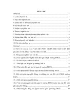 Luận án phát triển đội ngũ cán bộ quản lý trường trung học cơ sở đáp ứng yêu cầu đổi mới giáo dục phổ thông 