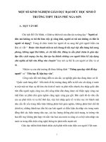 QLTHPT40;MỘT số KINH NGHIỆM GIÁO dục đạo đức học SINH ở TRƯỜNG THPT TRẦN PHÚ NGA sơn 