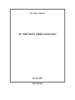 TÀI LIỆU THAM KHẢO   SÁCH XU THẾ PHÁT TRIỂN GIÁO dục   hà NHẬT THĂNG