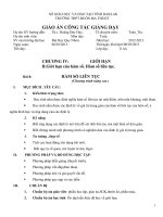 Giáo án Chuong IV  bai 3 Hàm số liên tục