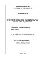 Nghiên cứu ảnh hưởng của một số thông số kích thước và kết cấu của bộ phận hướng dòng đến hiệu suất của bơm chìm hướng trục ở việt nam 