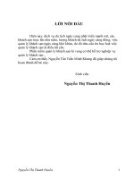 Đề tài Xây dựng phần mềm quản lý khách sạn  Nguyễn Thị Thanh Huyền