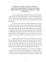 TÀI LIỆU THAM KHẢO   ẢNH HƯỞNG của học vấn đến sự THAM GIA RA QUYẾT ĐỊNH của PHỤ nữ NÔNG THÔN TRONG THIẾT CHẾ GIA ĐÌNH (QUA NGHIÊN cứu ở QUẢNG NGÃI)