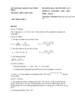 de thi hoc ki 1 mon toan lop 10
