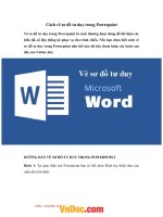 Cách vẽ sơ đồ tư duy trong powerpoint
