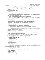 kế hoạch bài học TN 6