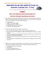 Đề tài Ngân hàng câu hỏi trắc nghiệm về IT