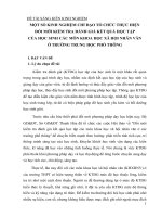 QLTHPT19;Kinh nghiệm chỉ đạo và tổ chức thực hiện đổi mói kiểm tra đánh giá kết quả học tập của học sinh đối với các môn khoa học xã hội nhân văn ở trường THPT