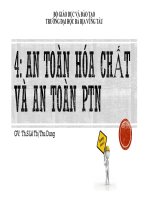 an toàn hóa chất phòng thí nghiệm