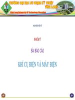 CHƯƠNG 2 NGUYÊN lí BIẾN đổi NĂNG LƯỢNG điện cơ