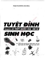 Tuyệt Đỉnh Luyện Đề THPT Quốc Gia Sinh Học
