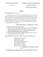 DE KIEM TRA HK1 NGU VAN 10 HAY