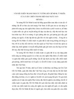 TIỂU LUẬN   vấn đề CHIẾN TRANH THEO tư TƯỞNG hồ CHÍ MINH  ý NGHĨA của CUỘC CHIẾN TRANH HIỆN đại NGÀY NAY