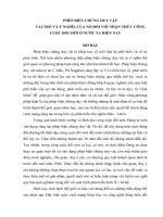 TIỂU LUẬN   PHÉP BIỆN CHỨNG DUY vật, VAI TRÒ và ý NGHĨA của nó đối với CÔNG CUỘC đổi mới ở nước TA HIỆN NAY