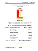 Thiết kế vi cơ điện tử (vi động cơ quya kiểu tĩnh điện)