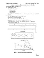 Tài liệu vẽ thiết kế điện  hệ CĐTCCN hoàng