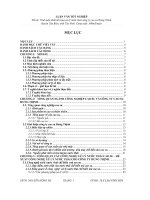 Đồ án Tính toán thiết kế trạm xử lý nước thải công ty cao su Hưng Thịnh Huyện Tân Biên, tỉnh Tây Ninh