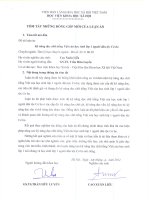 Luận án kỹ năng đọc chữ tiếng việt của học sinh lớp 1 người dân tộc cơ ho