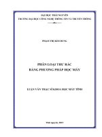 Phân loại thư rác bằng phương pháp học máy 