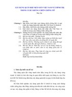 TÀI LIỆU THAM KHẢO   xây DỰNG QUÂN đội NHÂN dân VIỆT NAM VỮNG MẠNH về CHÍNH TRỊ TRONG CUỘC KHÁNG CHIẾN CHỐNG mỹ, cứu nước
