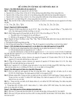 DE CUONG ON TAP HKI HOA 10 (1)