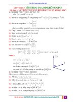 Công thức hình học giải nhanh trắc nghiệm