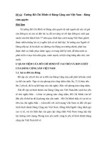 TIỂU LUẬN   tưởng hồ chí minh về đảng cộng sản việt nam   đảng cầm quyền