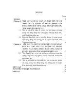 LUẬN văn THẠC sĩ   VAI TRÒ của lực LƯỢNG vũ TRANG TRONG vận ĐỘNG ĐỒNG bào CÔNG GIÁO ở HUYỆN KIM sơn, TỈNH NINH BÌNH HIỆN NAY