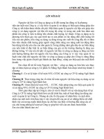 Khóa luận kế toán nguyên vật liệu, công cụ dụng cụ tại công ty CP Xi măng Ngũ Hành Sơn