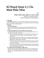 Kế hoạch quản lý cấu hình phần hình phần mềm