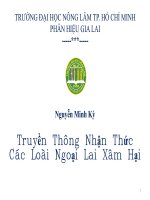 Tác hại của ngoại lai sinh vật