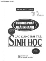 phương pháp giải nhanh bài tập sinh học   PHAN KHẮC NGHỆ