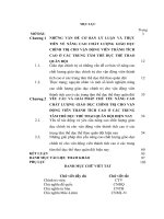 LUẬN văn THẠC sĩ   NÂNG CAO CHẤT LƯỢNG GIÁO dục CHÍNH TRỊ CHO các vận ĐỘNG VIÊN THÀNH TÍCH CAO ở các TRUNG tâm THỂ dục THỂ THAO QUÂN đội