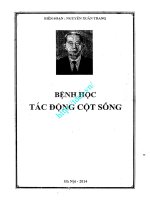 Bệnh học tác động cột sống