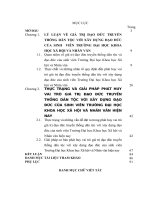 LUẬN văn THẠC sĩ   GIÁ TRỊ đạo đức TRUYỀN THỐNG dân tộc với xây DỰNG đạo đức của SINH VIÊN TRƯỜNG đại học KHOA học xã hội và NHÂN văn hà nội HIỆN NAY