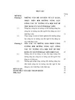 LUẬN văn THẠC sĩ   bồi DƯỠNG NĂNG lực CÔNG tác tư TƯỞNG của đội NGŨ bí THƯ ĐẢNG ủy  xã ở TỈNH bạc LIÊU HIỆN NAY