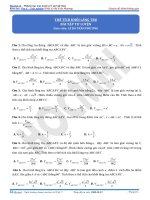 BÀI TẬP TỰ LUYỆN THỂ TÍCH KHỐI LĂNG TRỤ