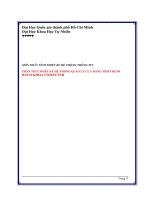 Môn phân tích thiết kế hệ thống thông tin  Quản lý cửa hàng kĩ thuật số Bách Khoa