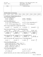 kiem tra 15 phut hinh hoc 10 hk1 