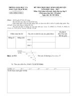 Đề và đáp án casio lớp 9 HSG thạch hà năm học 2016 2017(gửi các trường)