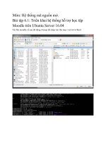 Bài tập 6.1 về Ubuntu của trường ĐH Sư phạm Tp. Hồ Chí Minh